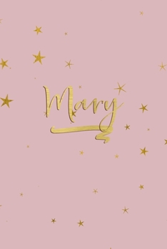 Mary: Personalized Journal to Write In | Rose Gold Line Journal