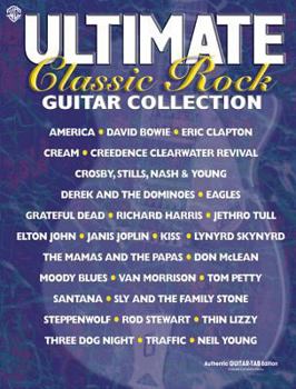Paperback Ultimate Classic Rock Guitar Collection: Authentic Guitar TAB Book