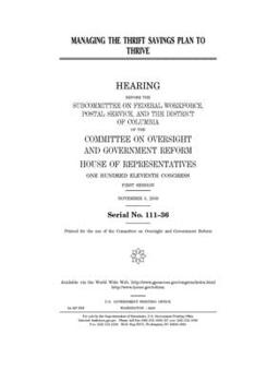 Paperback Managing the Thrift Savings Plan to thrive Book