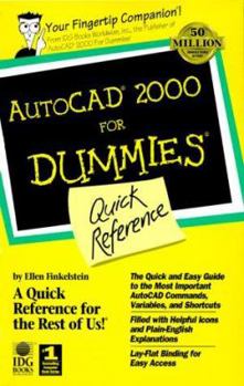 Paperback AutoCAD Release 2000 for Dummies: Quick Reference Book