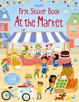 Paperback Market (Usborne First Sticker Book) Book