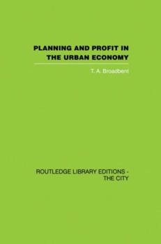 Paperback Planning and Profit in the Urban Economy Book
