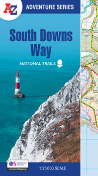 Paperback South Downs Way: With Ordnance Survey Mapping Book