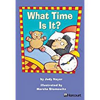 Paperback Harcourt School Publishers Trophies: Below Level Individual Reader Grade 2 What Time Is It? Book