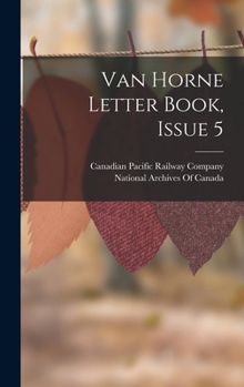 Hardcover Van Horne Letter Book, Issue 5 Book