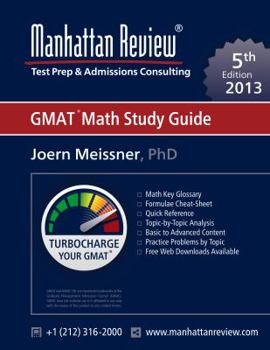 Paperback Manhattan Review GMAT Math Study Guide [5th Edition] Book