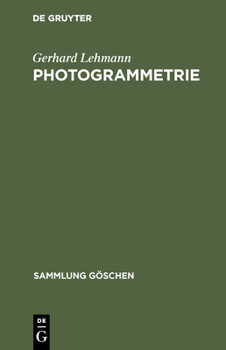 Hardcover Photogrammetrie [German] Book