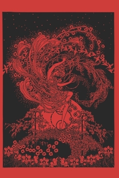 Woman Vintage Fantasy in the stars Lined Notebook