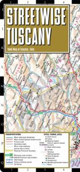 Map Streetwise Tuscany Map - Laminated Road Map of Tuscany, Italy - Folding pocket size travel map Book