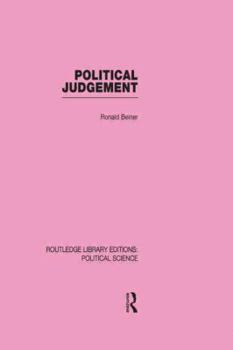 Hardcover Political Judgement (Routledge Library Editions: Political Science Volume 20) Book