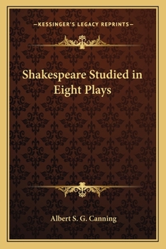 Paperback Shakespeare Studied in Eight Plays Book