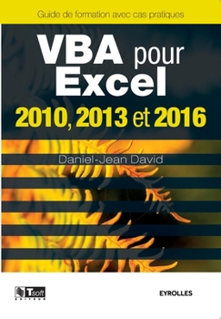 Paperback VBA pour Excel 2010, 2013 et 2016 [French] Book