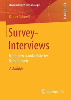 Paperback Survey-Interviews: Methoden Standardisierter Befragungen [German] Book