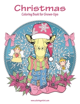 Paperback Christmas Coloring Book for Grown-Ups 1 Book