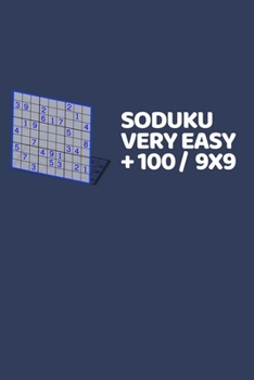 Paperback Sudoku sudoku: Difficulty: Very Easy sudoku / puzzles9x9 game, 120 Pages, 6x9, Soft Cover, Matte Finish Book