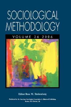 Hardcover Sociological Methodology 2006 Book