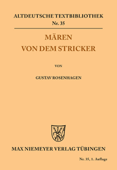 Paperback Mären von dem Stricker [German] Book