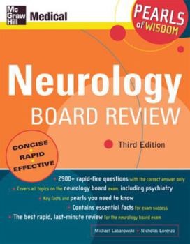 Paperback Neurology Board Review: Pearls of Wisdom, Third Edition: Pearls of Wisdom Book