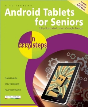 Paperback Android Tablets for Seniors in Easy Steps Book