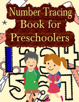 Paperback Number Tracing Book for Preschoolers Book