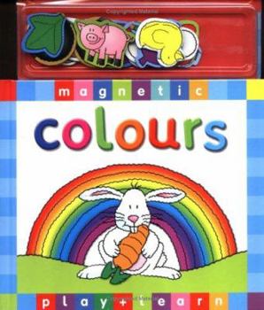 Hardcover Magnetic Play and Learn Colours Book