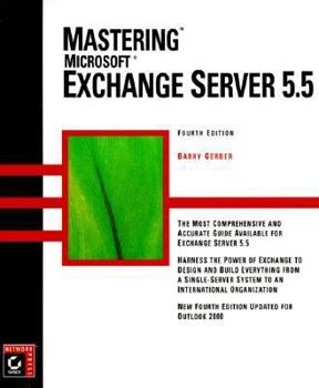 Paperback Mastering MS Exchange Server 5.5 (4th) Book
