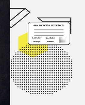 Graph Paper Notebook Quad Ruled 5x5: Maths and Physics - Composition Notebook for Girls Boys Students - cute Notebook for College School - Geometric Shapes Design