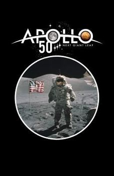 Paperback Apollo 50 Next Giant Leap: NASA Apollo Flag Portrait Notebook Book