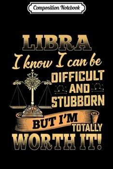 Paperback Composition Notebook: Libra It September 23 - October 22 Birthday Journal/Notebook Blank Lined Ruled 6x9 100 Pages Book