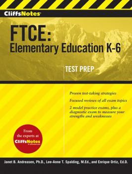 Paperback Cliffsnotes Ftce: Elementary Education K-6 Book