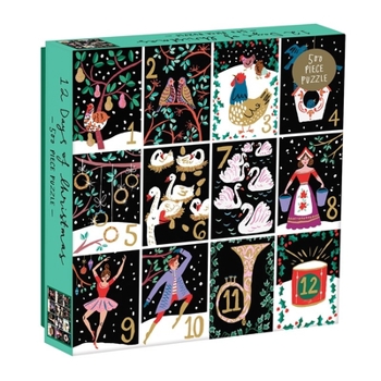 Toy Twelve Days of Christmas 500 Piece Puzzle Book