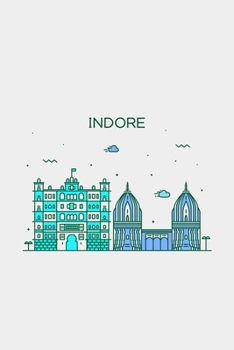Indore Minimalist Travel Notebook [Lined] [6x9] [110 pages]