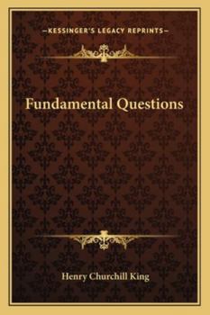 Paperback Fundamental Questions Book