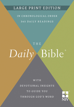 Hardcover The Daily Bible (Niv, Large Print) Book