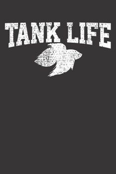 Notebook: Aquarium Tank Life Fish Vintage College Ruled 6x9 120 Pages