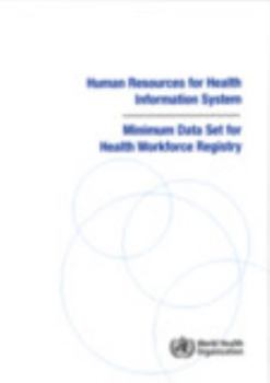 Paperback Human Resources for Health Information System: Minimum Data Set for Health Workforce Registry Book