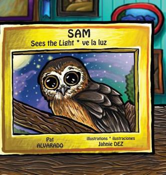 Hardcover Sam Sees the Light * Sam ve la luz [Large Print] Book