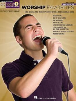 Paperback Worship Favorites: Pro Vocal Men's Edition Volume 53 Book