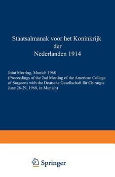 Paperback Staatsalmanak Voor Het Koninkrijk Der Nederlanden.1914 Book
