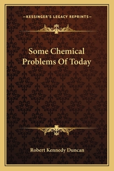 Paperback Some Chemical Problems Of Today Book