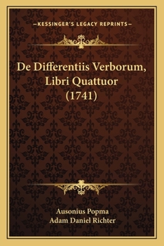 Paperback De Differentiis Verborum, Libri Quattuor (1741) [Latin] Book