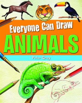 Library Binding Everyone Can Draw Animals Book