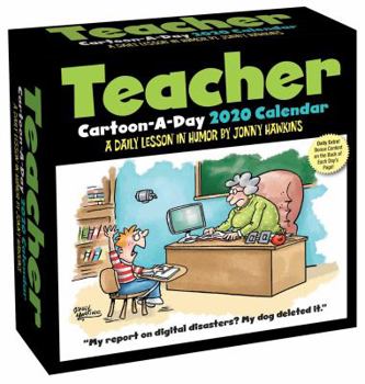 Calendar Teacher Cartoon-A-Day 2020 Calendar Book