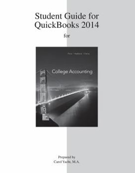 Hardcover Student Guide for QuickBooks 2014 with Templates Book