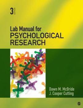 Paperback Lab Manual for Psychological Research Book