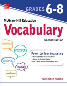 Paperback McGraw-Hill Education Vocabulary Grades 6-8, Second Edition Book