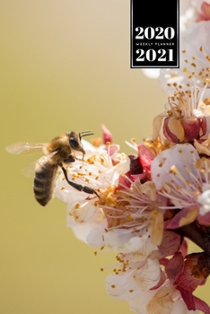 Bee Insects Beekeeping Beekeeper Week Planner Weekly Organizer Calendar 2020 / 2021 - Cherry Blossom: Cute Wildlife Animal Pet Bullet Journal Notebook Diary in 6” x 9” Inch Pocket Size