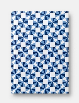 Gio Ponti Tile Midsized Blank Notebook