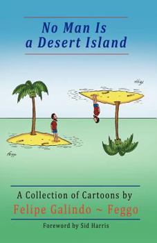 Paperback No Man Is a Desert Island. A Collection of Cartoons Book