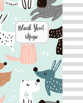 Blank Sheet Music Composition Manuscript Staff Paper Art Music Christmas Notebook Birthday Gift: Sheet Music Notebook / Journal Gift, 100 Pages, 8x10, Soft Cover, Matte Finish